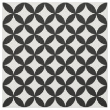 Black White Circles and Diamonds Pattern