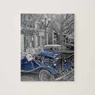 "Black White" "Classic MG" "Colour Splash" Jigsaw Puzzle