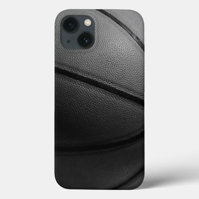 Black White Closeup Basketball Case-Mate iPhone Case (Back)