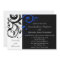 Black/White/Cobalt Blue Bold Swirl Wedding