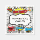 Black & White Comic Book Superhero Birthday Party