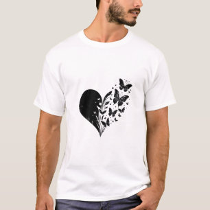 Black white Concept Artistic Design T-Shirt