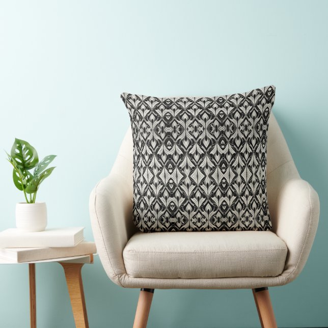 Black & White Contrast  Cushion (Chair)