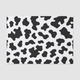 Black & White Cow Print Tissue Paper