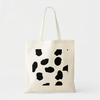 Black & White Cow Print Tote Bag