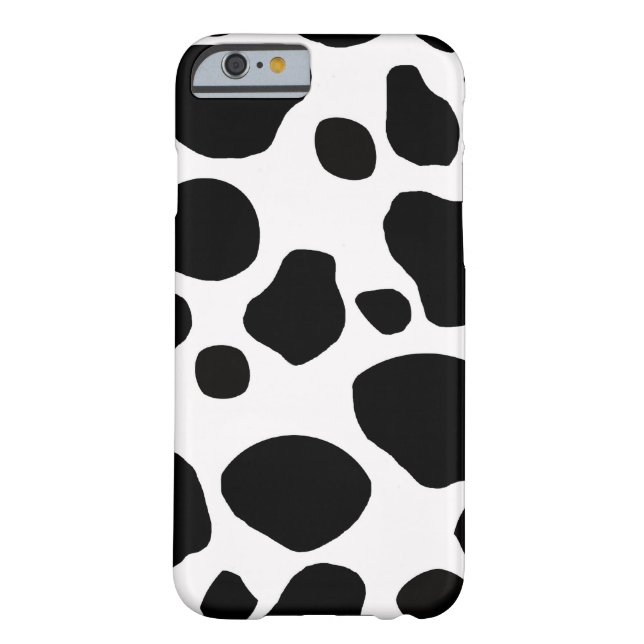 Black White Cow Spots Case-Mate iPhone Case (Back)