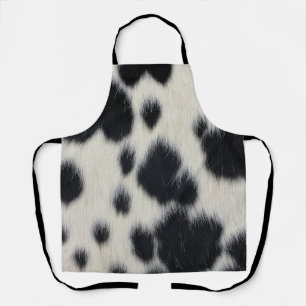black white cow texture fur skin leather animal ha apron