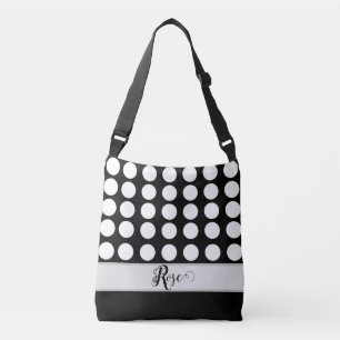 Black-white Crossbody Bag