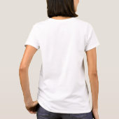 Black White Custom Logo Business Professional T-Shirt (Back)