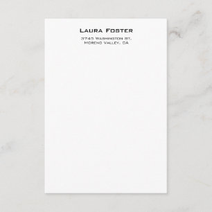Black & White Cute Elegant Minimalist Style Enclosure Card