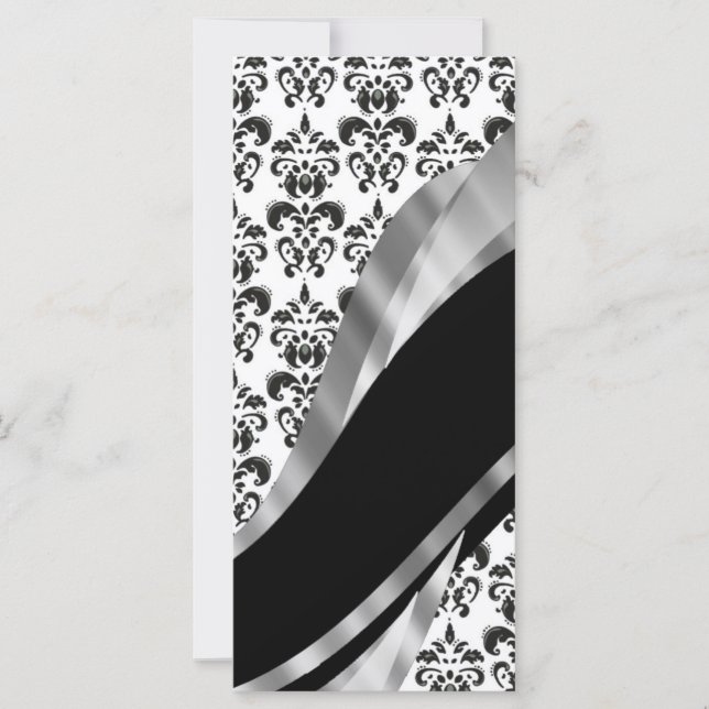 Black & white damask (Front)
