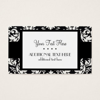 Black & White Damask