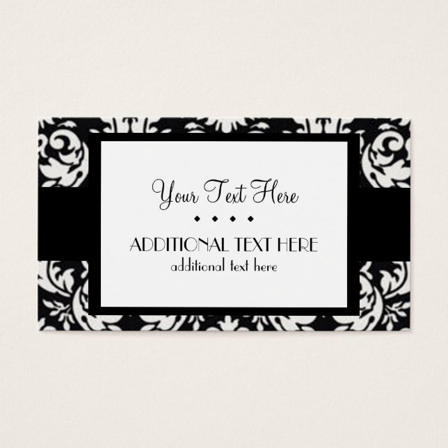 Black & White Damask (Front)