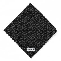 Black White Dog Bone Pattern