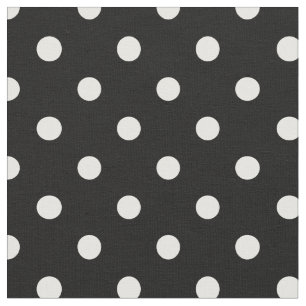 Black & White Dots   Fabric