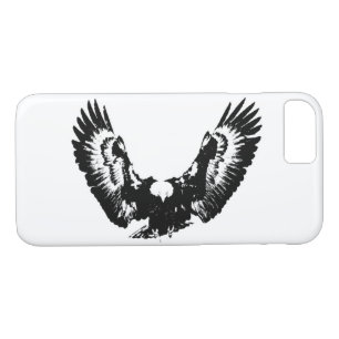 Black & White Eagle iPhone 8/7 Case