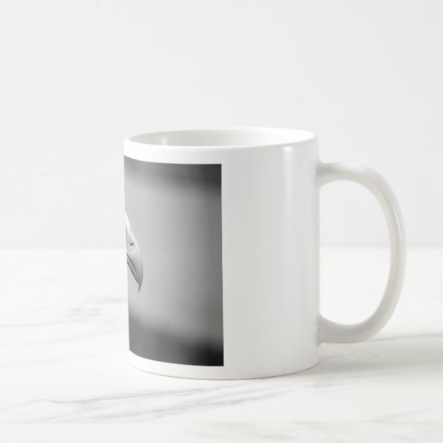 Black & White Eagle Eye Coffee Mug (Right)