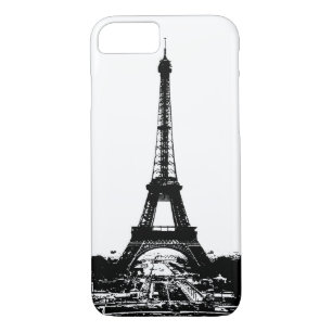 Black & White Eiffel Tower iPhone 7 Case