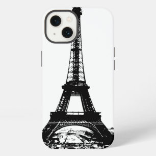 Black & White Eiffel Tower iPhone Case