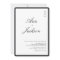 Black & White Elegant Calligraphy Modern Wedding