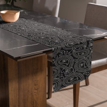 Black & White Elegant Damask Floral Pattern