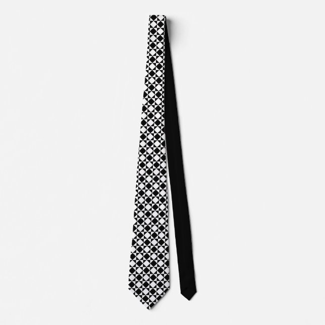 Black White - Emo - Neck Tie (Front)
