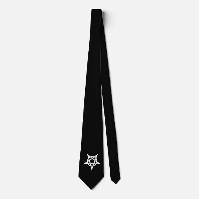 Black White - Emo - Neck Tie (Front)