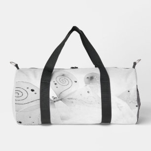 Black & White Fairy Wings and a Tutu Small Duffle Bag