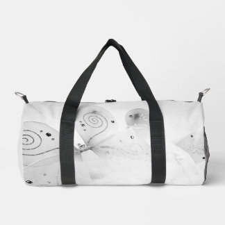 Black & White Fairy Wings and a Tutu Small Duffle Bag