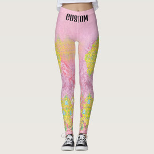 Black White Fleece Thermal Workout Leggings