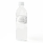 Black & White Floral Body Butter Jar Product Label