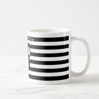 Black & White French Bulldog love mug