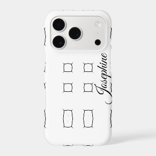 Black White Geometric Pattern   Minimal Abstract