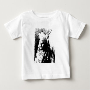 Black & White Geronimo Baby T-Shirt