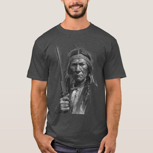 Black & White Geronimo T-Shirt (Front)