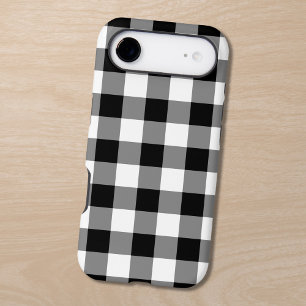Black White Gingham Pattern