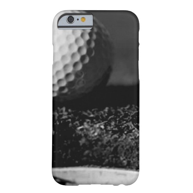 Black & White Golf Ball Custom iPhone 6 case (Back)