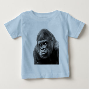 Black White Gorilla Baby T-Shirt