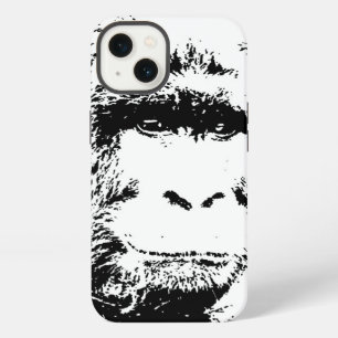 Black & White Gorilla iPhone Case