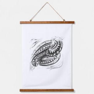 black white graphic wall art for interior