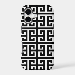 black white greek key