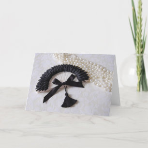 Black & White Greetings Card