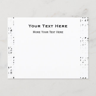 Black, White, Grey Art Print 2 Post Card Invite