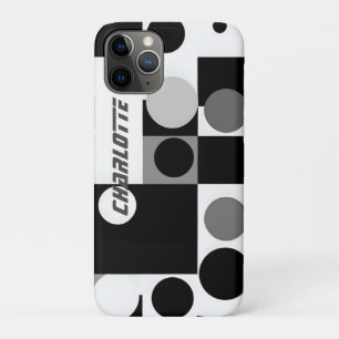 black white grey geometric shapes iPad Smart Cover