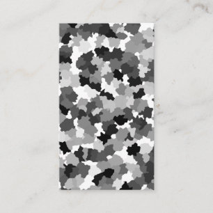 Black White Grey Pattern Business Card
