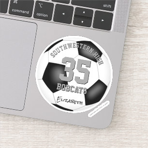 black white grey team name girls boys soccer