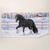 Black & White Gypsy Vanner Tinker Draught Horse