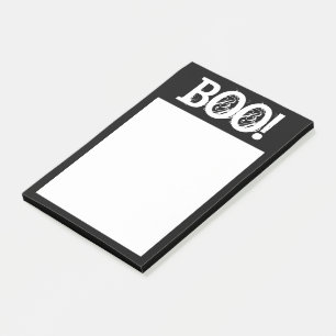 Black & White Halloween Notes