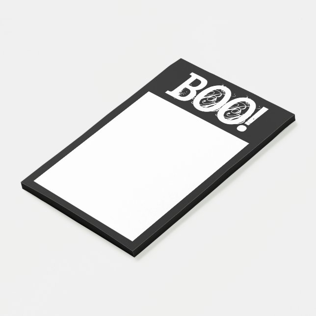 Black & White Halloween Notes (Angled)