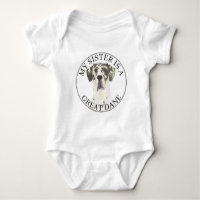 Black White Harlequin Great Dane Big Sister